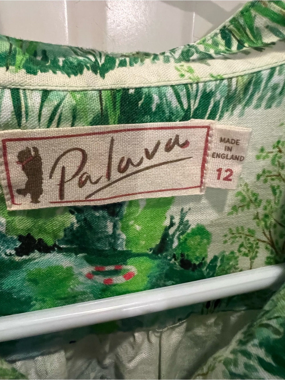 Palava Green Printed ‘Swimmers’ Dress